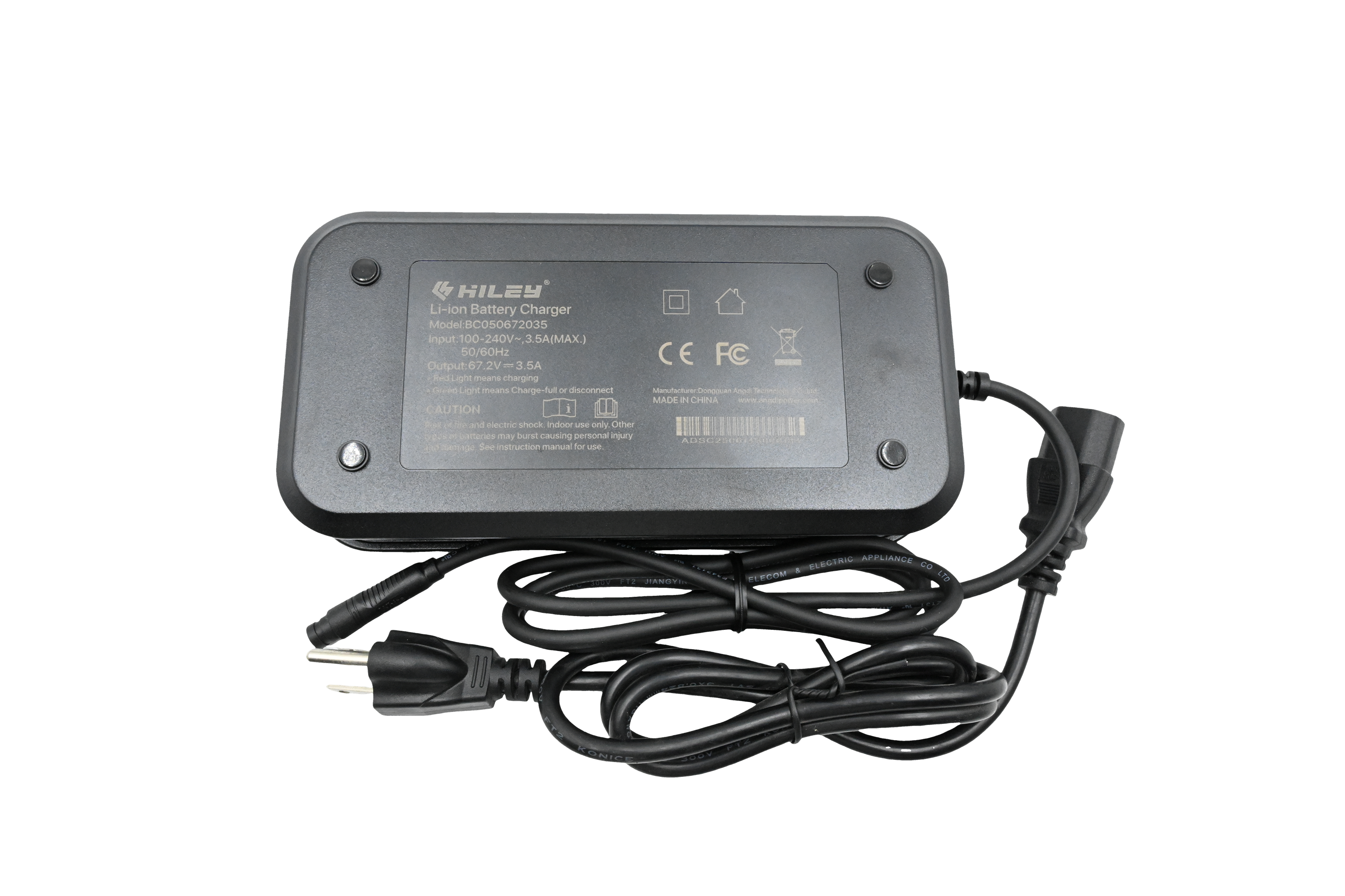 60V Battery Charger – 67.2V Output