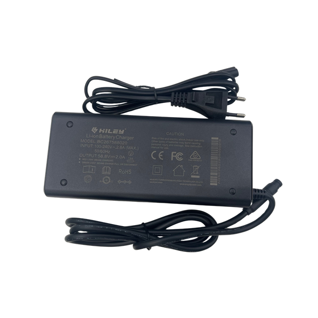 Hiley USA | 52V EVO & EVO GTR Battery Charger – 58.8V 2A/3A Output